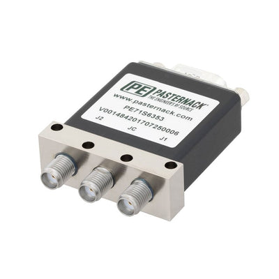 PE71S6353 by Pasternack - SPDT LAT RELAY 12V DCTO18GHZ SMA