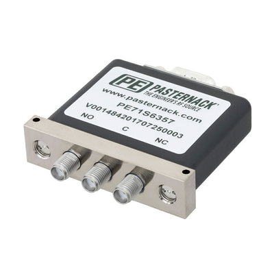 PE71S6357 by Pasternack - SPDT FS RELAY TRM DCTO26.5GH SMA