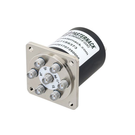 PE71S6373 by Pasternack - SP6T NO RELAY 12V DCTO18GHZ SMA