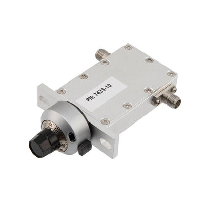 PE7433-10 by Pasternack - CTN ROTARY ATTN 0-10DB 7-10GHZ