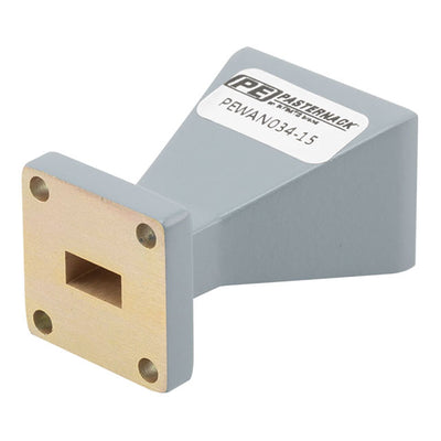 PEWAN034-15 by Pasternack - WR34 GAIN HORN 22-33GHZ 15DBI
