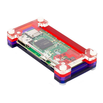 PIM258 by Pimoroni Ltd - CASE ACRYLIC BLUE/PURPLE/RED
