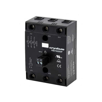 PM6760D50RPH by Sensata-Crydom - SOLIDSTATE RELAY 3PST-NO 50A 48-600V