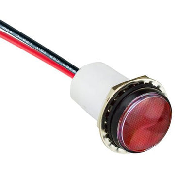 PML50RFVW by Visual Communications Company - VCC - LED RED ROUND PANEL MOUNT