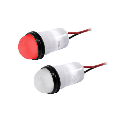 PML50SRFVW by Visual Communications Company - VCC - .688"" DIA (17.5MM) RED LED PANEL