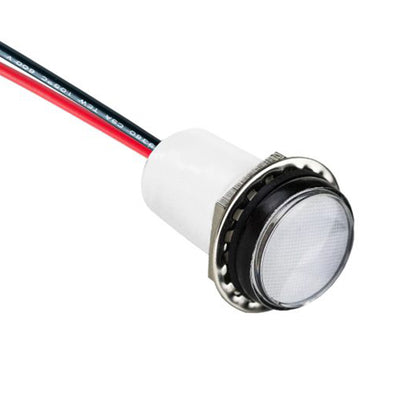 PML50WFVW by Visual Communications Company - VCC - LED WHITE ROUND PANEL MOUNT