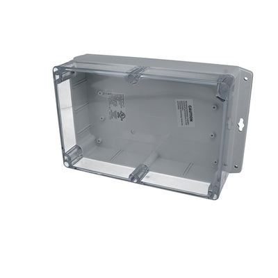 PN-1329-ACMB by Bud Industries - BOX PLAS GRY/CLR 8.740""LX5.75""W