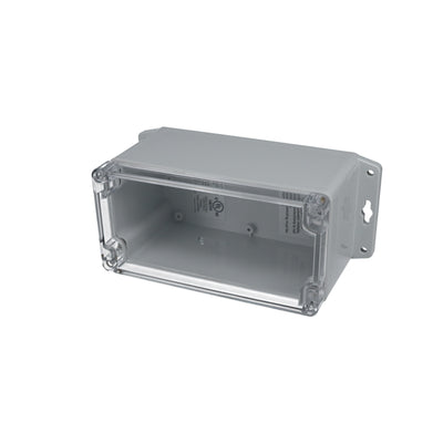 PN-1333-ACMB by Bud Industries - BOX PLAS GRY/CLR 6.3""L X 3.150""W