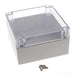 PN-1339-C by Bud Industries - BOX PLAS GRY/CLR 6.3""L X 6.3""W