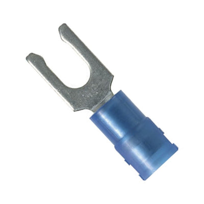 PN14-6LF-C by Panduit Corp - CONNECTOR SPADE TERM 14-16AWG #6 BLU