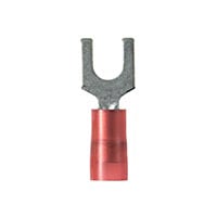 PN18-6FN-M by Panduit Corp - CONNECTOR SPADE TERM 18-22AWG #6 RED