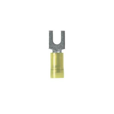 PNF10-14F-L by Panduit Corp - CONNECTOR SPADE TERM 10-12AWG #1/4