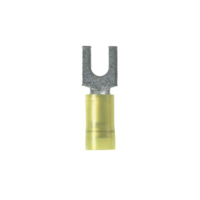 PNF10-6F-L by Panduit Corp - CONNECTOR SPADE TERM 10-12AWG #6 YEL