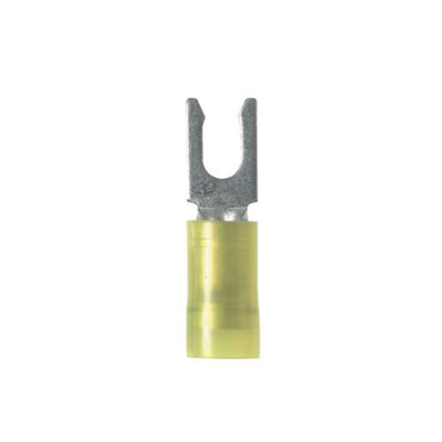 PNF10-8LF-D by Panduit Corp - CONNECTOR SPADE TERM 10-12AWG #8 YEL
