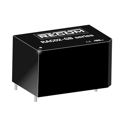 RAC02-12SGB by Recom Power - AC/DC CONVERTER 12V 2W