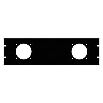 PPFP191202BK1 by Hammond Manufacturing - FAN PANEL 120MM 2 HOLE
