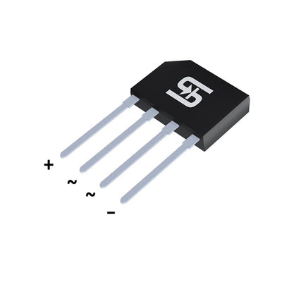 KBPF207G by Taiwan Semiconductor Corporation - 2A 1000V STANDARD BRIDGE RECTIFI