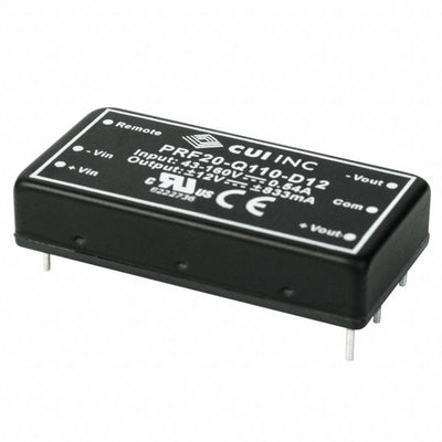 PRF20-Q110-D15 by CUI Inc. - DC DC CONVERTER +/-15V 20W