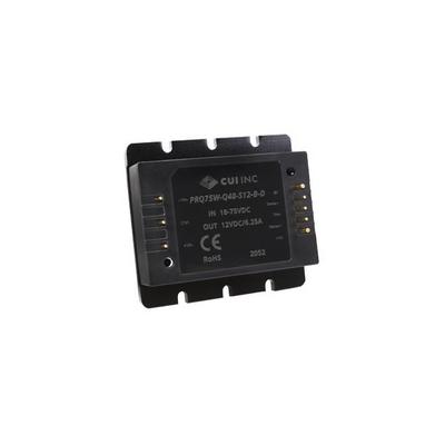 PRQ75W-Q48-S24-B-D by CUI Inc. - DC-DC ISOLATED, 75 W, 18~75 VDC