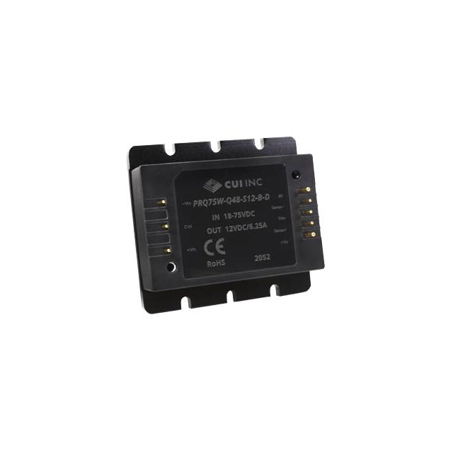 PRQ75W-Q48-S12-B-D by CUI Inc. - DC-DC ISOLATED, 75 W, 18~75 VDC