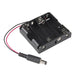 PRT-09835 by SparkFun Electronics - BATT HLDR AA 4 CELL BARREL PLUG