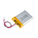 PRT-13854 by SparkFun Electronics - BATTERY LITHIUM 3.7V 850MAH