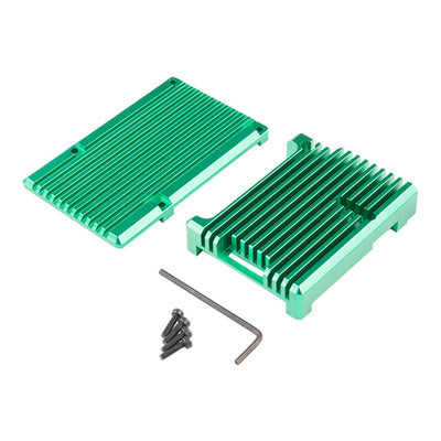 PRT-15895 by SparkFun Electronics - CASE ALUM GRN HEATSINK RASP PI 4