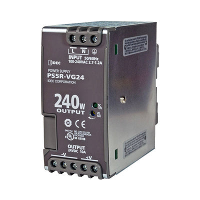 PS5R-VG24 by IDEC - AC/DC DIN RAIL SUPPLY 24V 240W