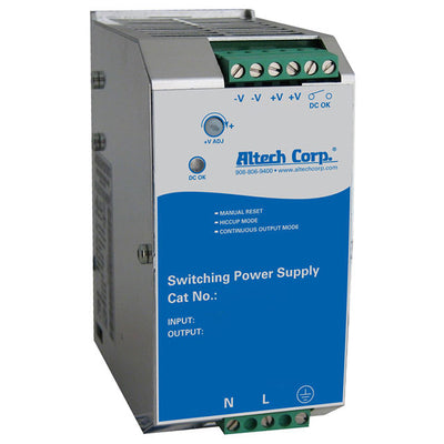PSB-12024 by Altech Corporation - AC/DC DIN RAIL SUPPLY 24V 120W