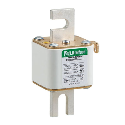 PSR033DS1500X by Littelfuse Inc. - FUSE SQUARE 1.5KA 650VAC/500VDC