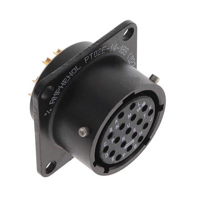 PT02E14-18S-027 by Amphenol Industrial Operations - PT 18C 18#20 SKT RECEPTACLE