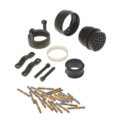 PT06SE-22-21S(SR) by Amphenol Industrial Operations - CONNECTOR PLUG FMALE 21POS GOLD CRIMP