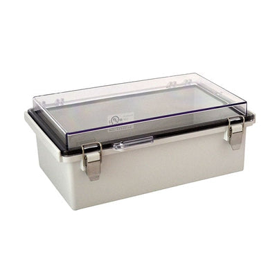 PTQ-11050-C by Bud Industries - BOX PLASTIC 10.57""L X 6.3""W