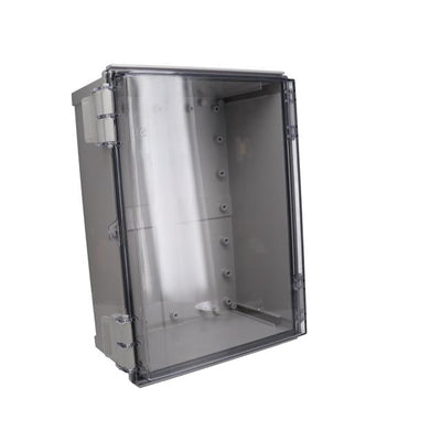PTR-28489-C by Bud Industries - HINGED ABS PLASTIC BOX CLEAR COV