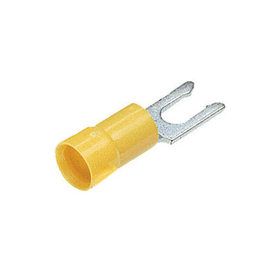 PV10-6LFB-2K by Panduit Corp - CONNECTOR SPADE TERM 10-12AWG #6 YEL