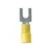 PV10-10FX-D by Panduit Corp - CONNECTOR SPADE TERM 10-12AWG #10 YEL