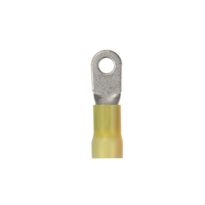 PV4-14R-T by Panduit Corp - CONNECTOR RING FLAT 4AWG #1/4 CRIMP