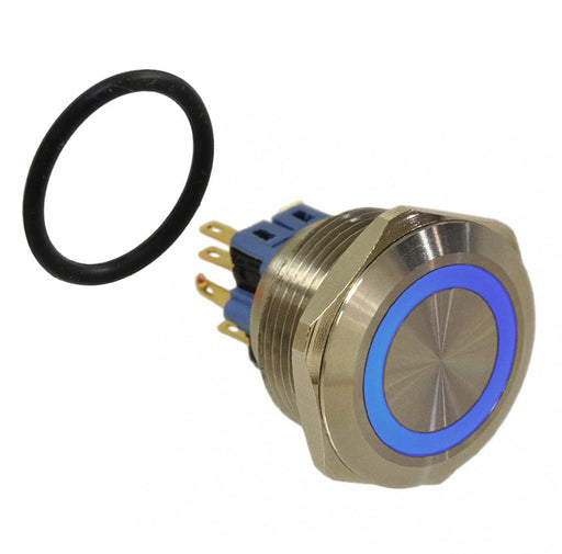 PV9F2T0SS-215 by E-Switch - PUSH SWITCH BUTTON DPST 2A 48V