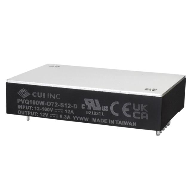 PVQ100W-O72-S24-D by CUI Inc. - DC-DC ISOLATED, 100W, 12~160, 24