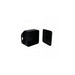 PW-12848-MB by Bud Industries - ENCLOSURE ABS BLACK 4""L X 4""W