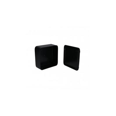 PW-12848-T by Bud Industries - ENCLOSURE ABS BLACK 4""L X 4""W