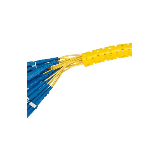 PW100F-C4 by Panduit Corp - SLIT WRAP 1"" X 100' YELLOW