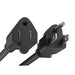 PWCD-515P515R-13A-15F-BLK by Unirise USA - CORD 5/15P - 5/15R 16AWG 15FT