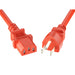 PWCD-515PC13-10A-10F-RED by Unirise USA - CORD 5/15P - C13 18AWG RED 10FT