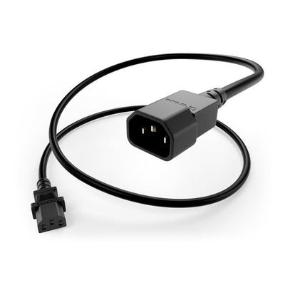 PWCD-C13C14-10A-03F-BLK by Unirise USA - POWER CORD C13-C14 SJT BLACK 3FT
