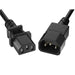 PWRC13C1403FBLK by Unirise USA - CORD C13 - C14 18AWG BLACK 3FT