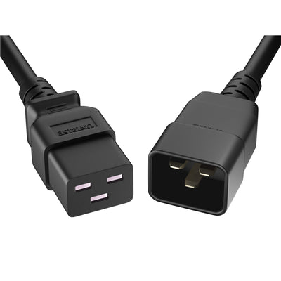 PWCD-C19C20-20A-4.5F-BLK by Unirise USA - CORD C19 - C20 12AWG BLACK 4.5FT