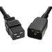 PWCD-C19C20-20A-4.5F-BLK by Unirise USA - CORD C19 - C20 12AWG BLACK 4.5FT