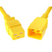 PWCD-C19C20-20A-08F-YLW by Unirise USA - CORD C19 - C20 12AWG YELLOW 8FT