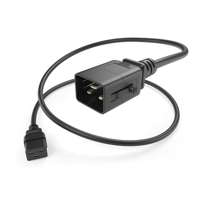 PWCD-C19C20-20A-06F-BLK-P by Unirise USA - CORD 12AWG IEC320-C19 TO -C20 6